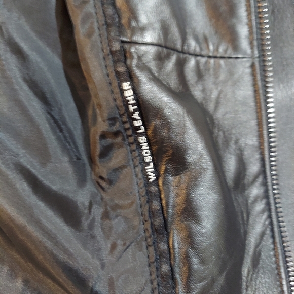 Wilsons Julia Leather Scuba Jacket - Picture 6 of 16